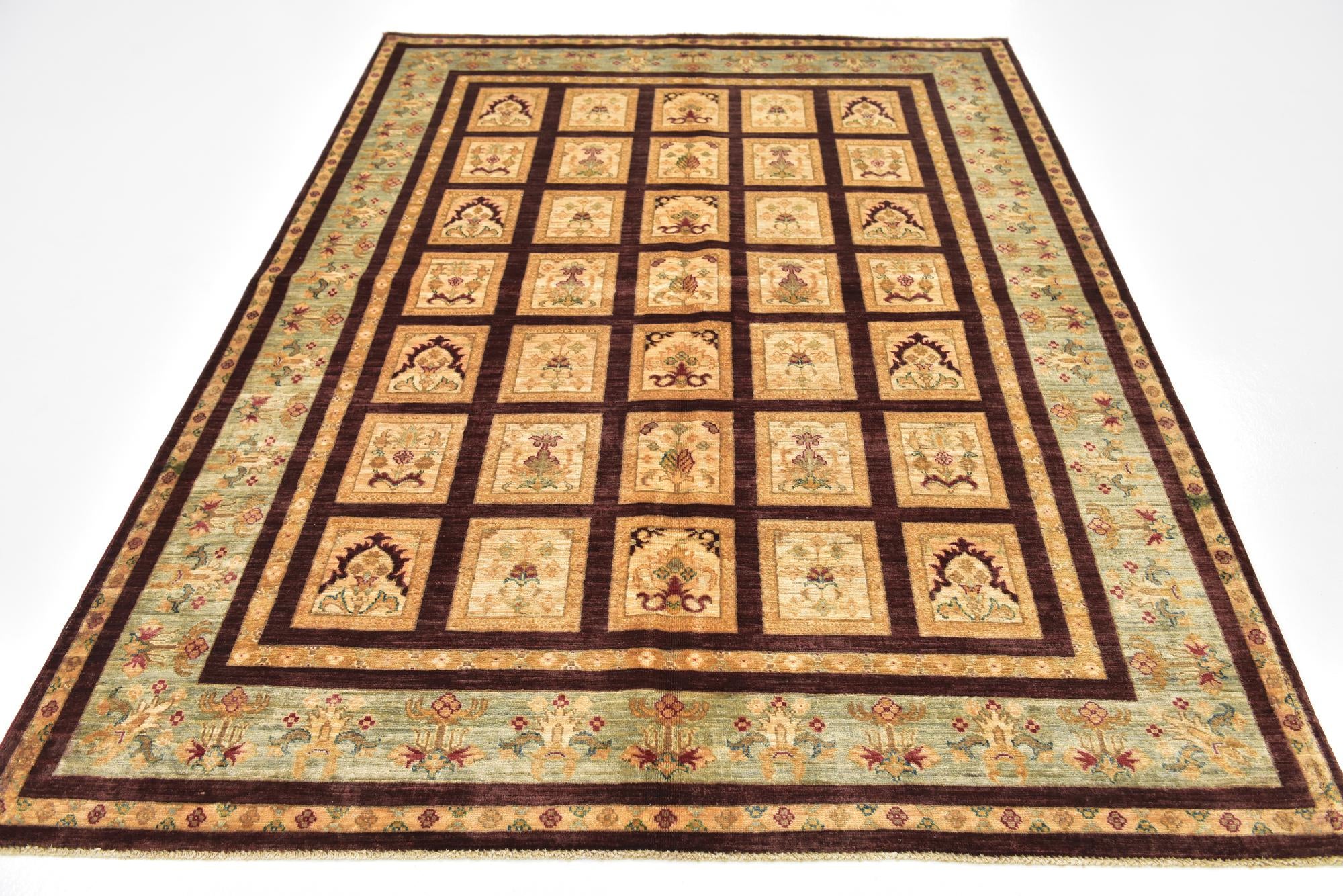 5' 9 x 8' Hand Knotted Ariana Ziegler Rug