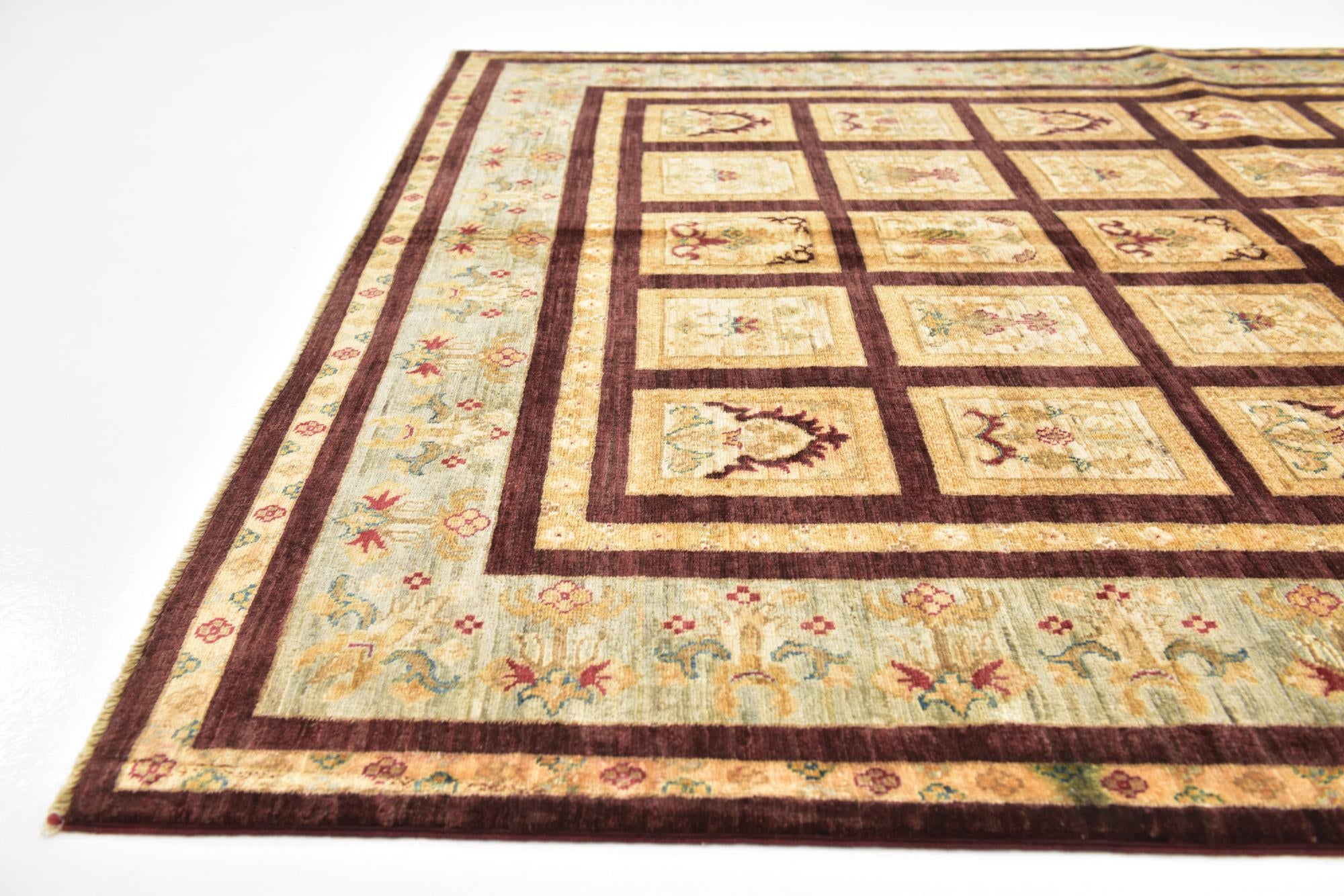 5' 9 x 8' Hand Knotted Ariana Ziegler Rug
