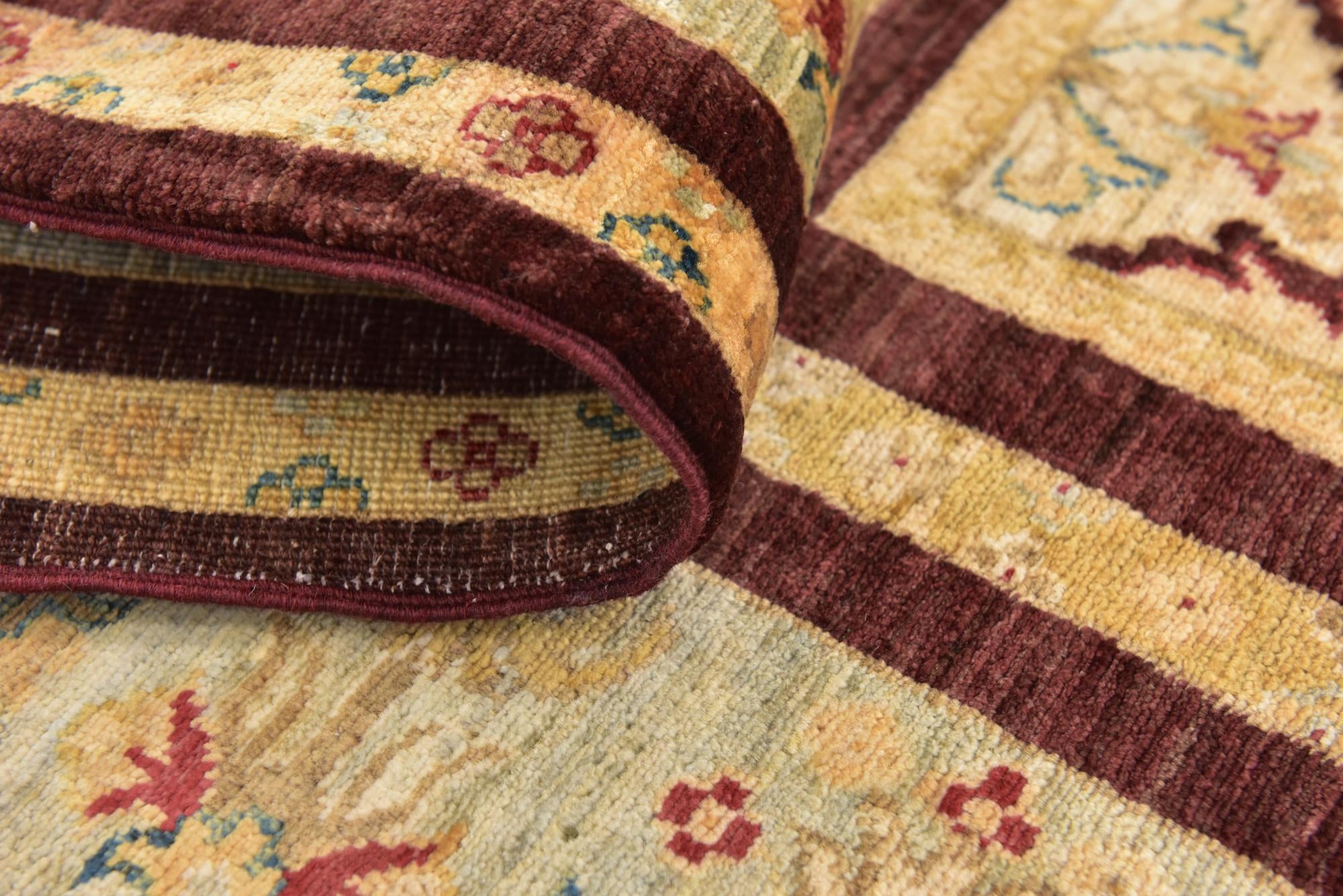 5' 9 x 8' Hand Knotted Ariana Ziegler Rug