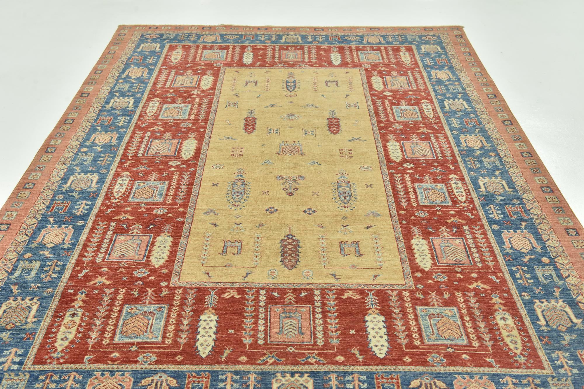 6' 6 x 9' 6 Hand Knotted Ariana Ziegler Rug
