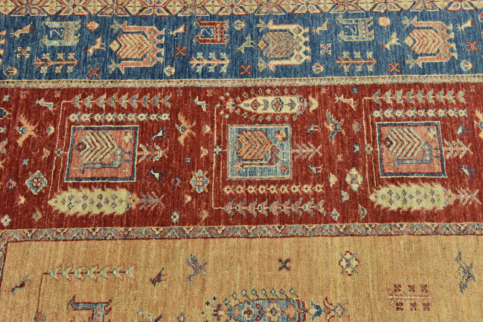 6' 6 x 9' 6 Hand Knotted Ariana Ziegler Rug
