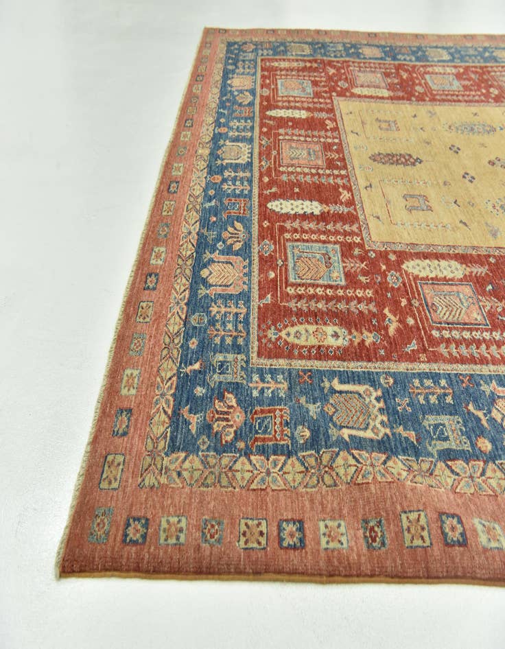 Detail image of 6' 6 x 9' 6  Hand Knotted Ariana Ziegler Rug