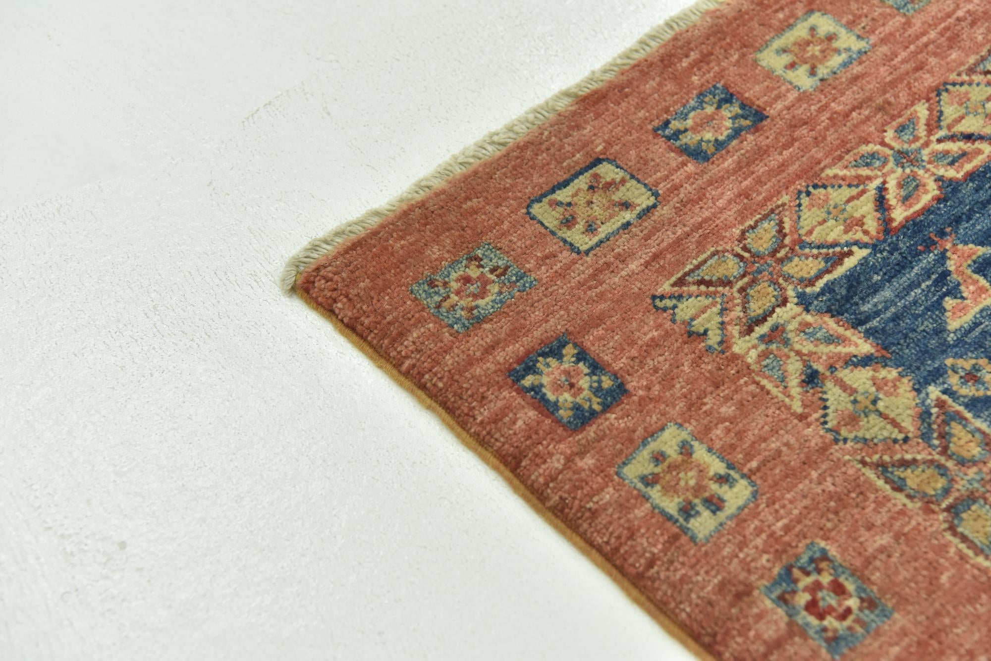 6' 6 x 9' 6 Hand Knotted Ariana Ziegler Rug