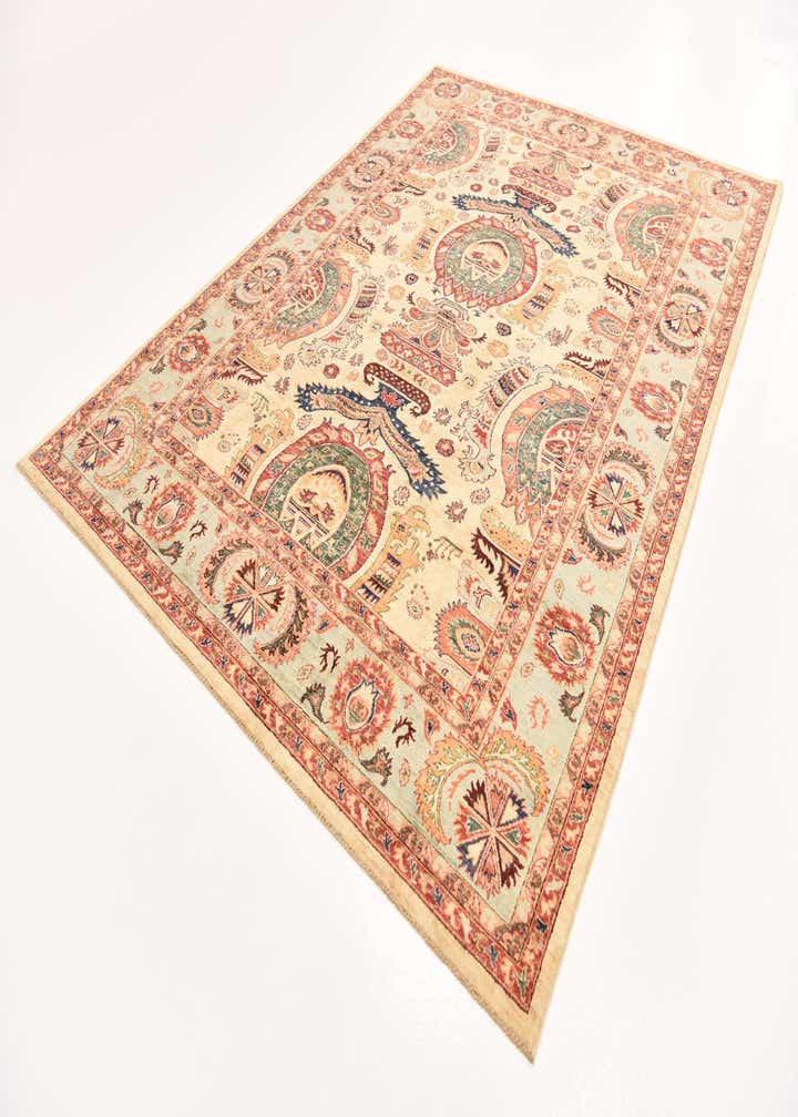 6' 8 x 9' 7 Hand Knotted Ariana Ziegler Rug