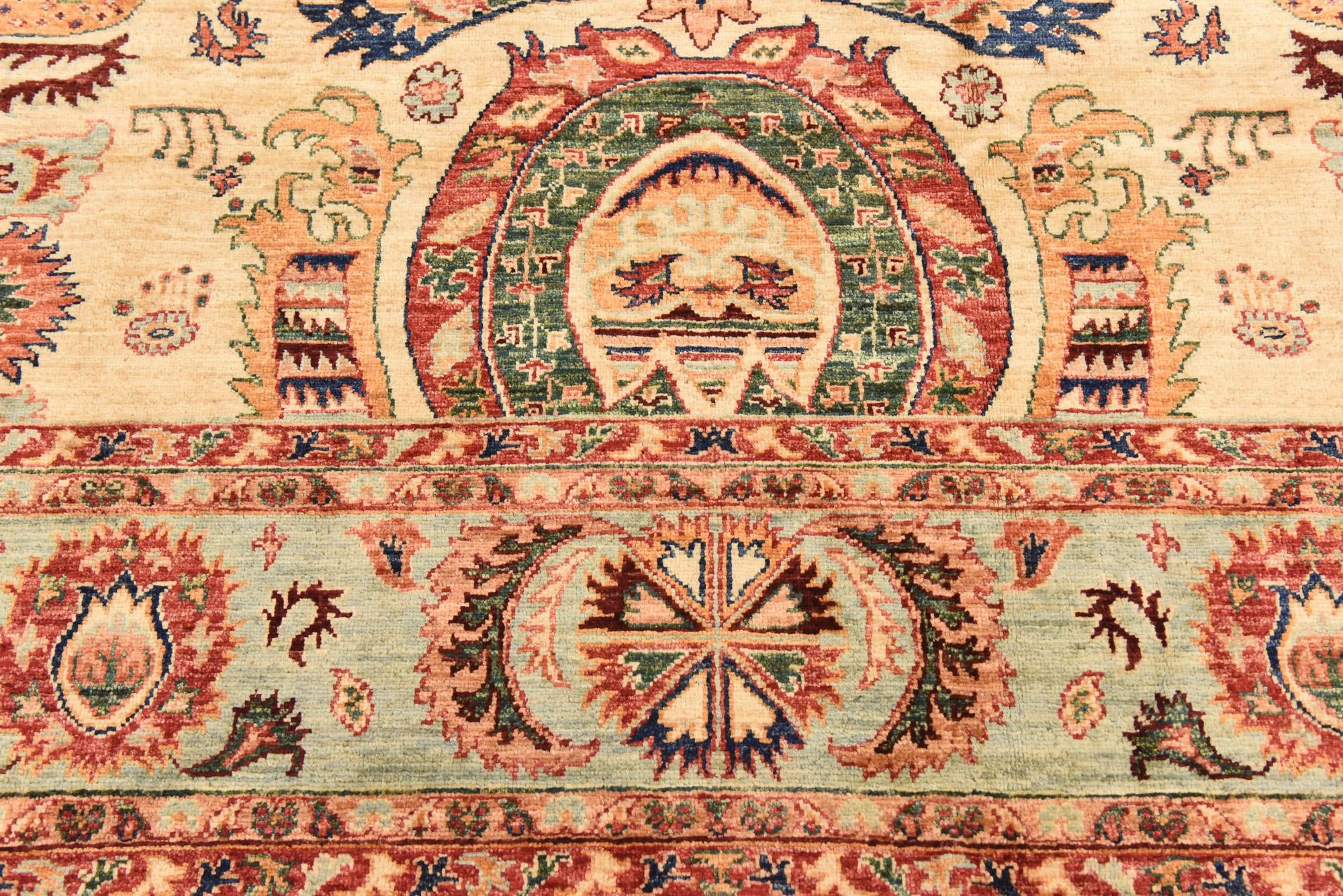 6' 8 x 9' 7 Hand Knotted Ariana Ziegler Rug