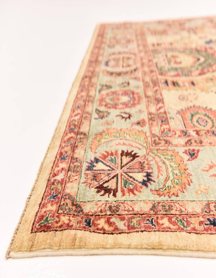 Detail image of 6' 8 x 9' 7  Hand Knotted Ariana Ziegler Rug