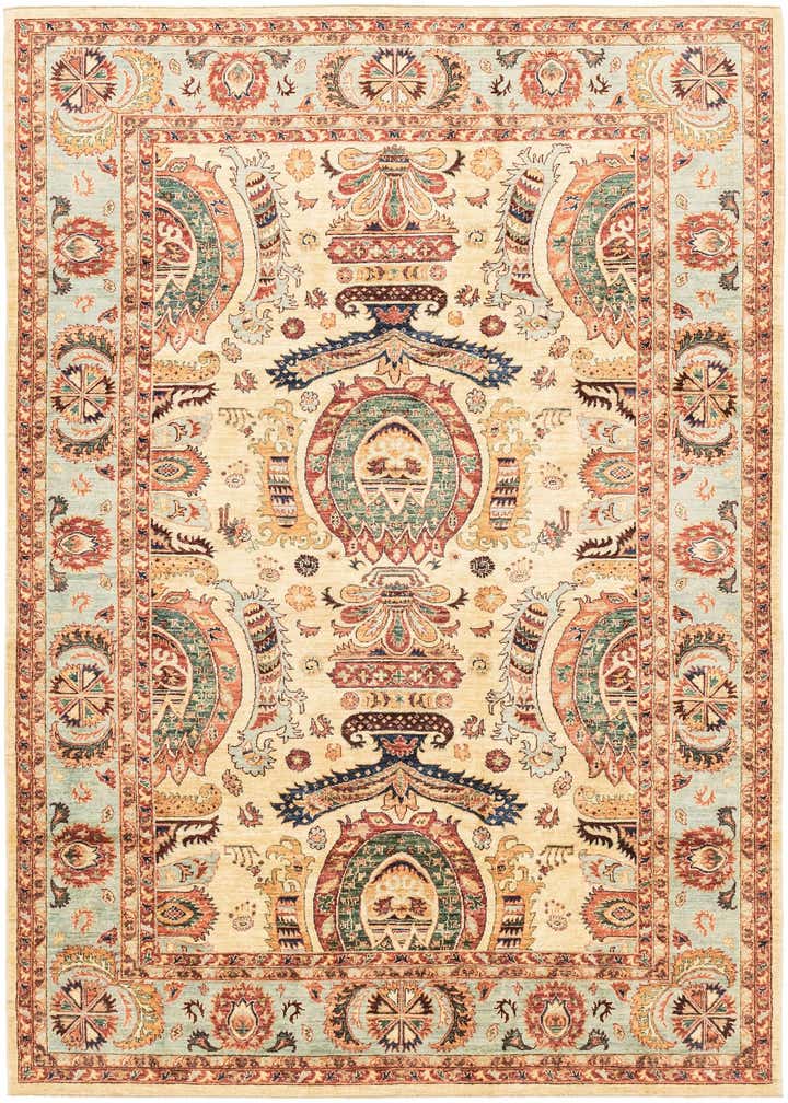 6' 8 x 9' 7 Hand Knotted Ariana Ziegler Rug