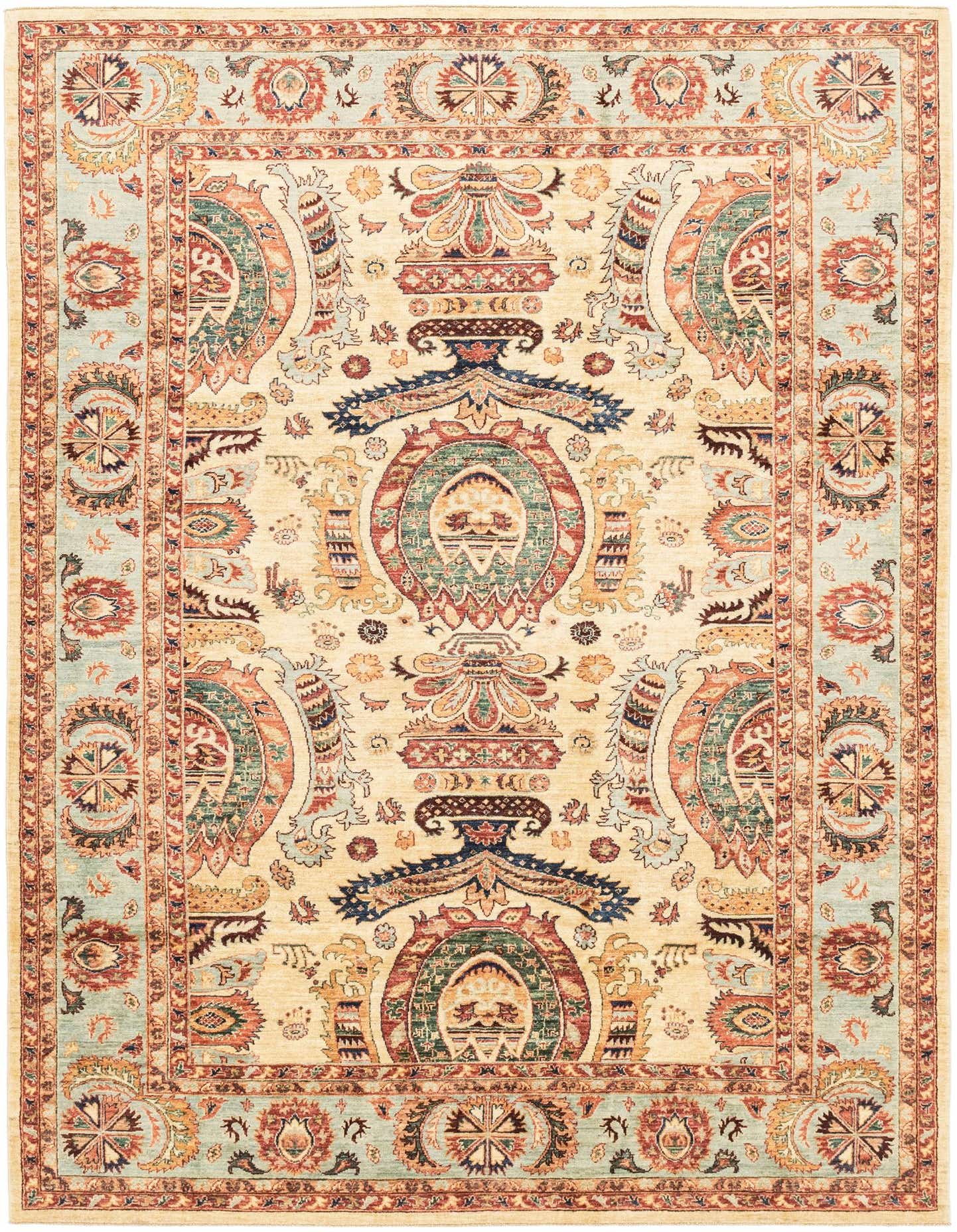 6' 8 x 9' 7 Hand Knotted Ariana Ziegler Rug