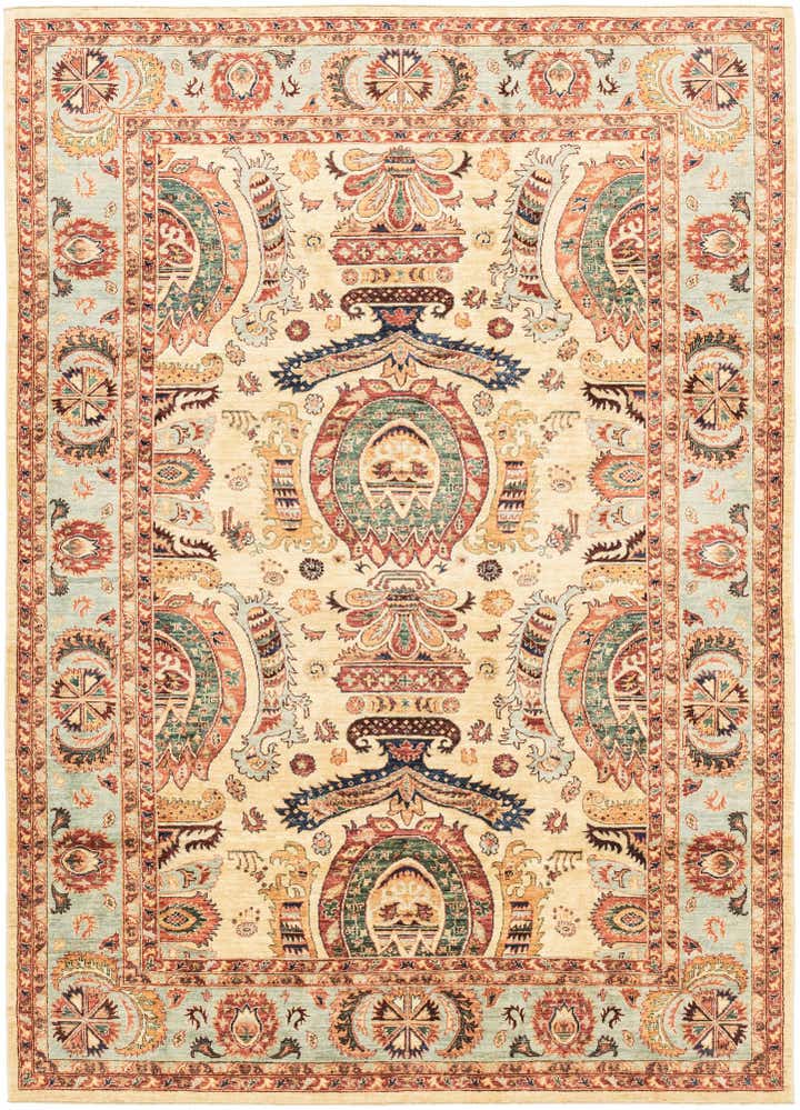 6' 8 x 9' 7 Hand Knotted Ariana Ziegler Rug