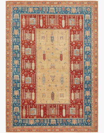 6' 6 x 9' 6 Hand Knotted Ariana Ziegler Rug