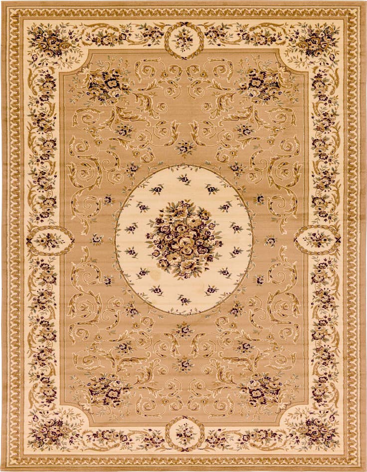 Detail image of 10' 6 x 16' 5 Classic Aubusson Rug