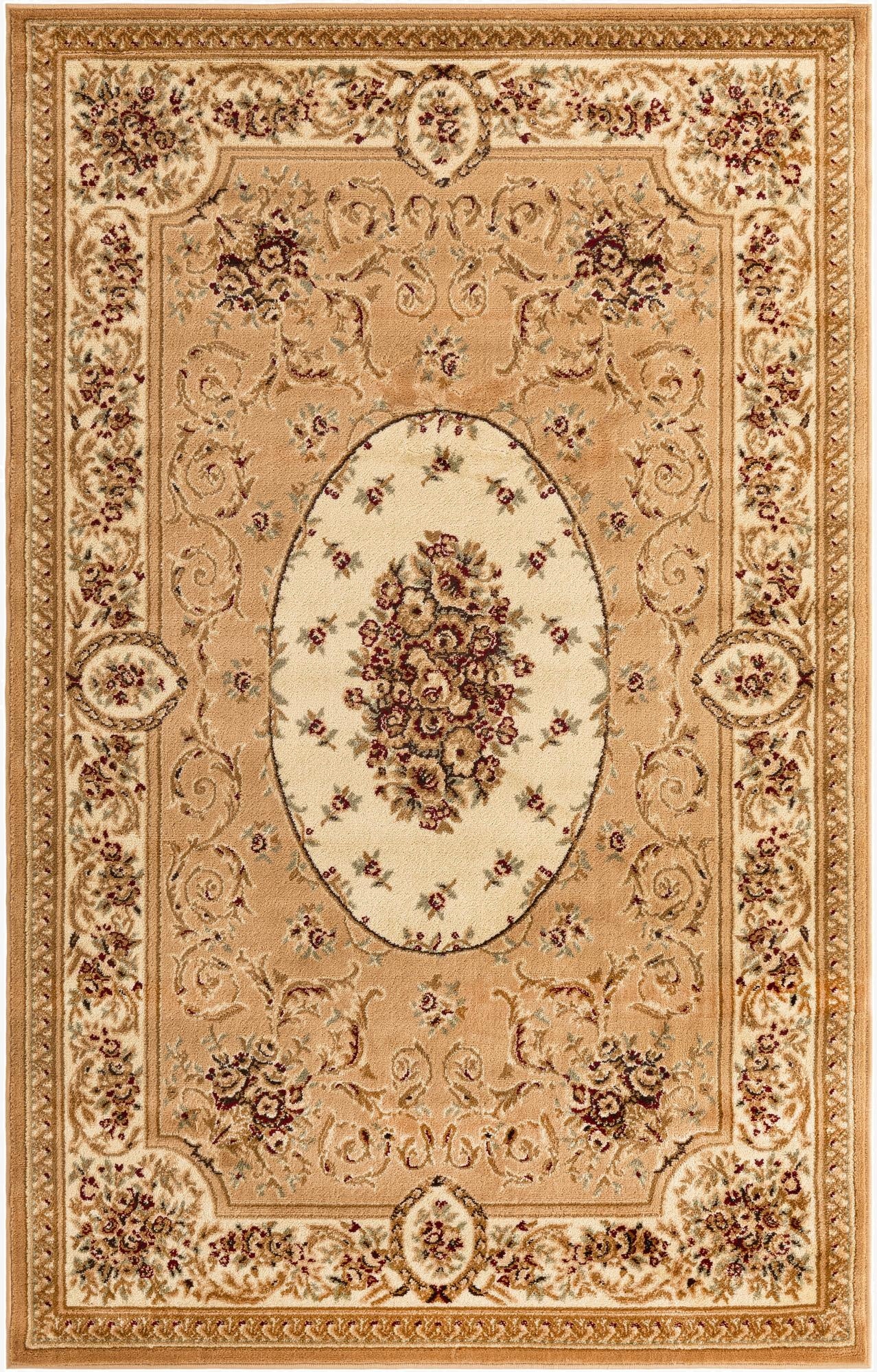 5' 3 x 8' Classic Aubusson Rug