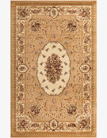 5' 3 x 8' Classic Aubusson Rug