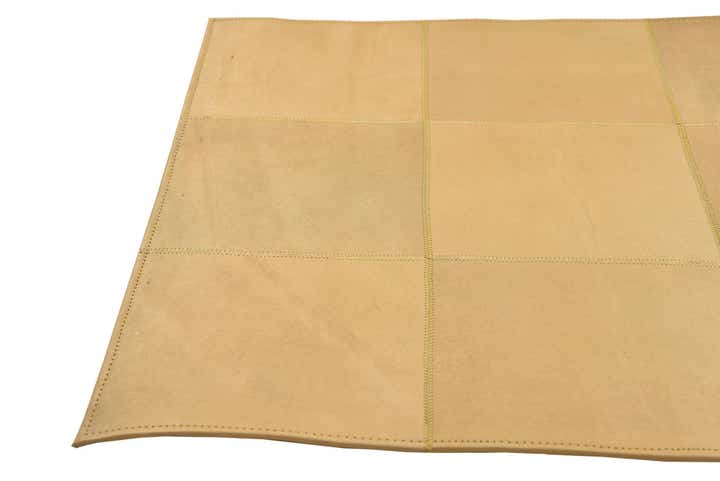 2' 1 x 3' 1 Cowhide Leather Rug
