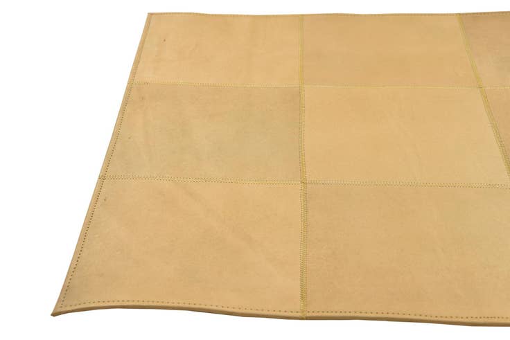 Detail image of 2' 1 x 3' 1 Cowhide Leather Rug