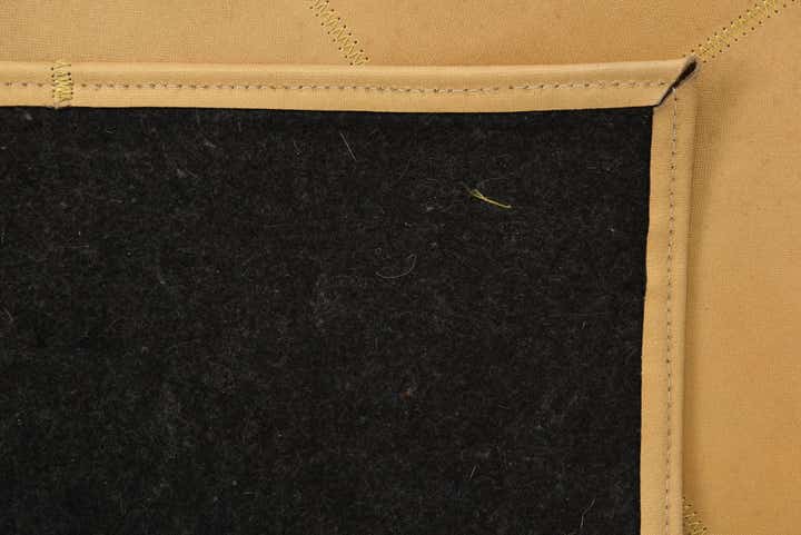 2' 1 x 3' 1 Cowhide Leather Rug
