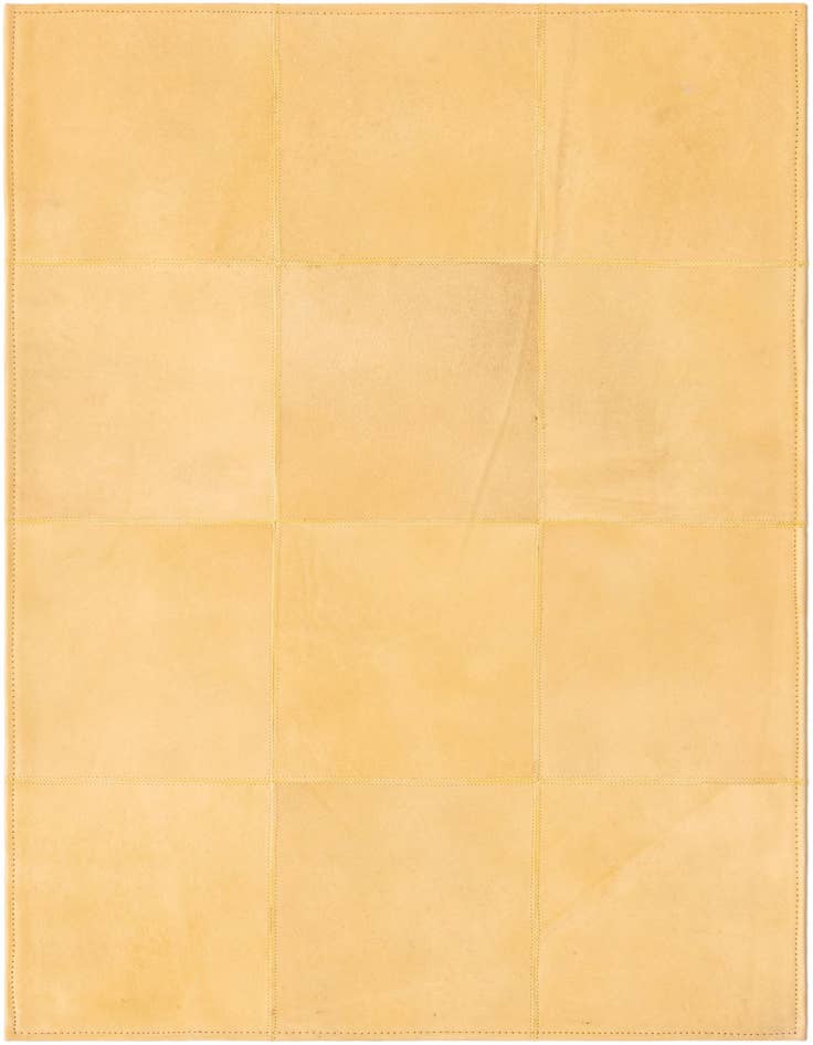 Detail image of 2' 1 x 3' 1 Cowhide Leather Rug