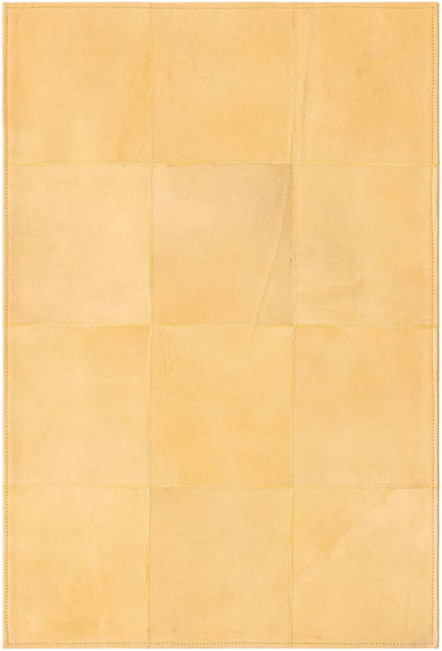 Detail image of 2' 1 x 3' 1 Cowhide Leather Rug