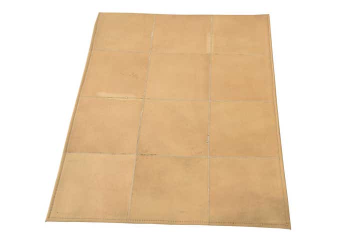 2' 1 x 3' 1 Cowhide Leather Rug