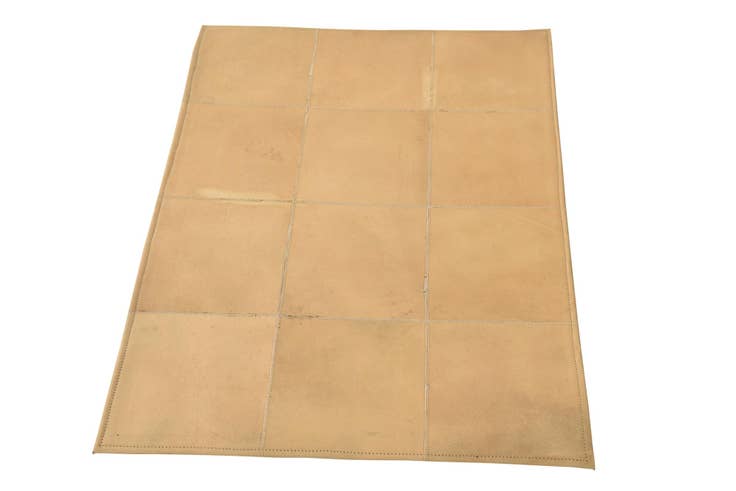 Detail image of 2' 1 x 3' 1 Cowhide Leather Rug