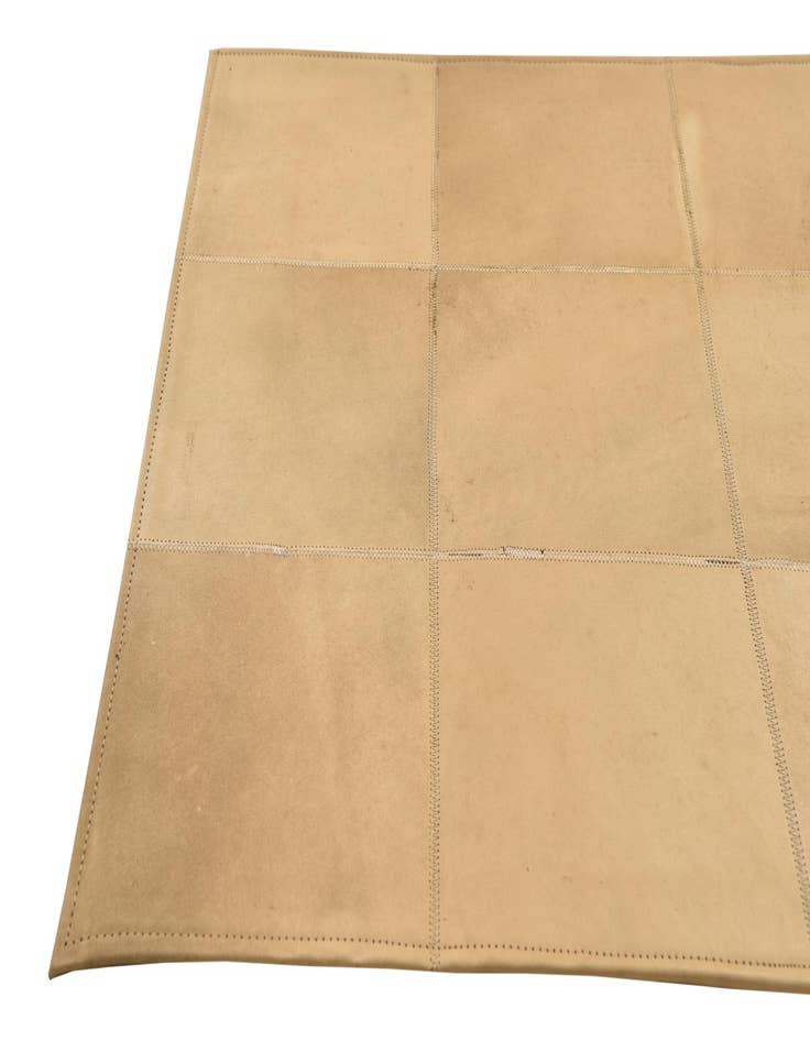 Detail image of 2' 1 x 3' 1 Cowhide Leather Rug