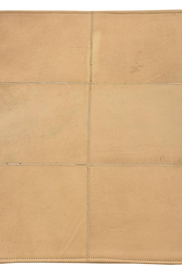 Detail image of 2' 1 x 3' 1 Cowhide Leather Rug