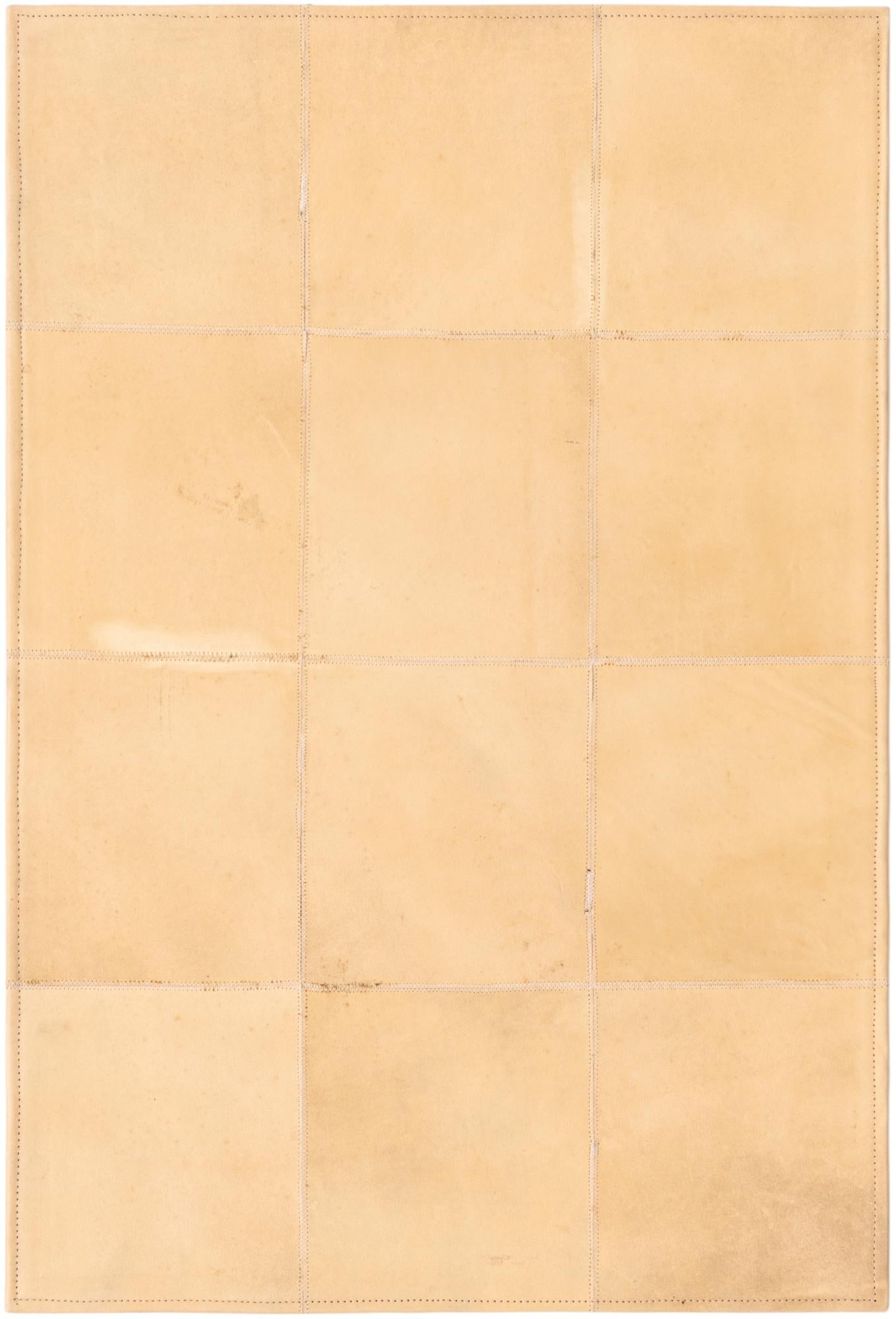 2' 1 x 3' 1 Cowhide Leather Rug