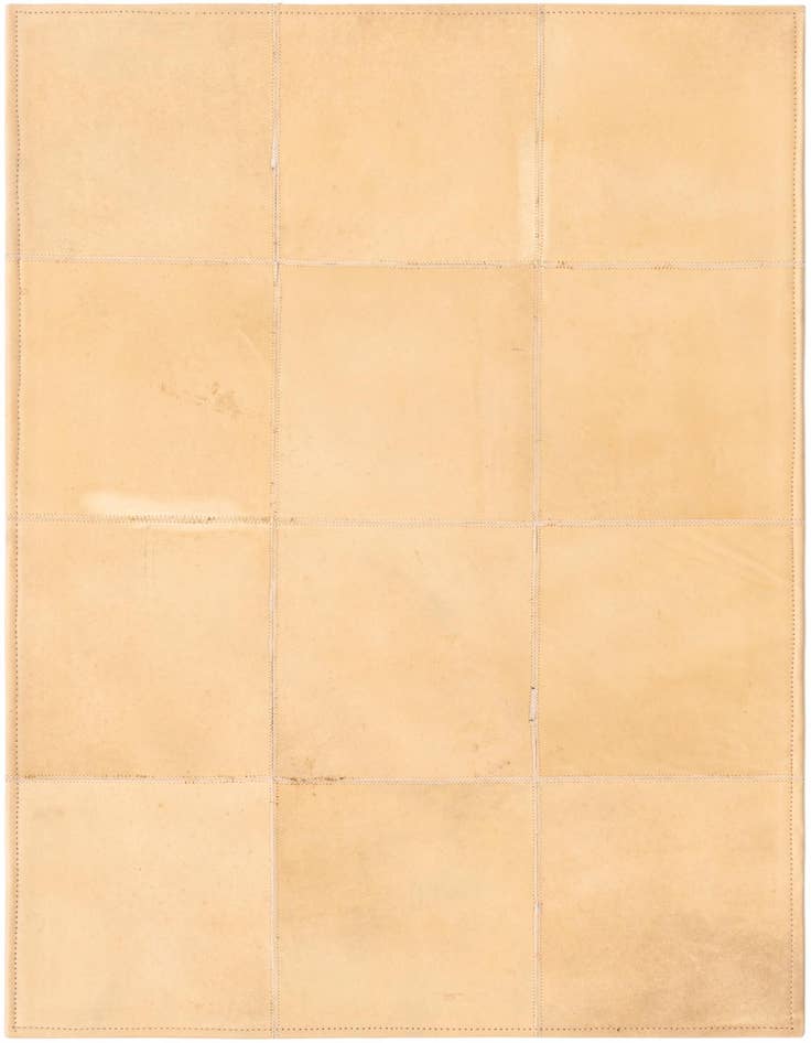 Detail image of 2' 1 x 3' 1 Cowhide Leather Rug