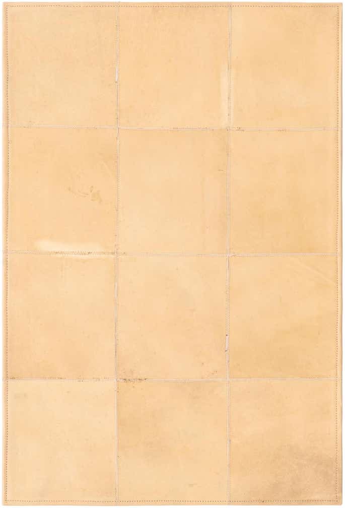 2' 1 x 3' 1 Cowhide Leather Rug