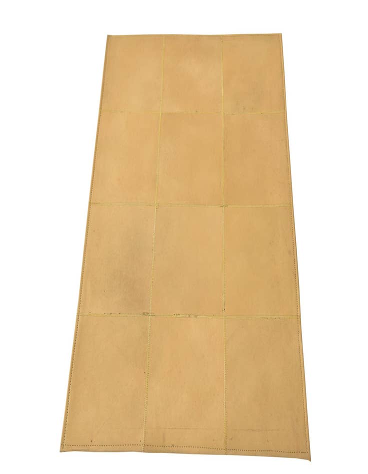 Detail image of 2' 1 x 3' 1 Cowhide Leather Rug