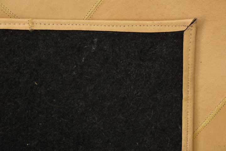 2' 1 x 3' 1 Cowhide Leather Rug