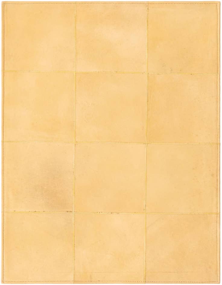 Detail image of 2' 1 x 3' 1 Cowhide Leather Rug