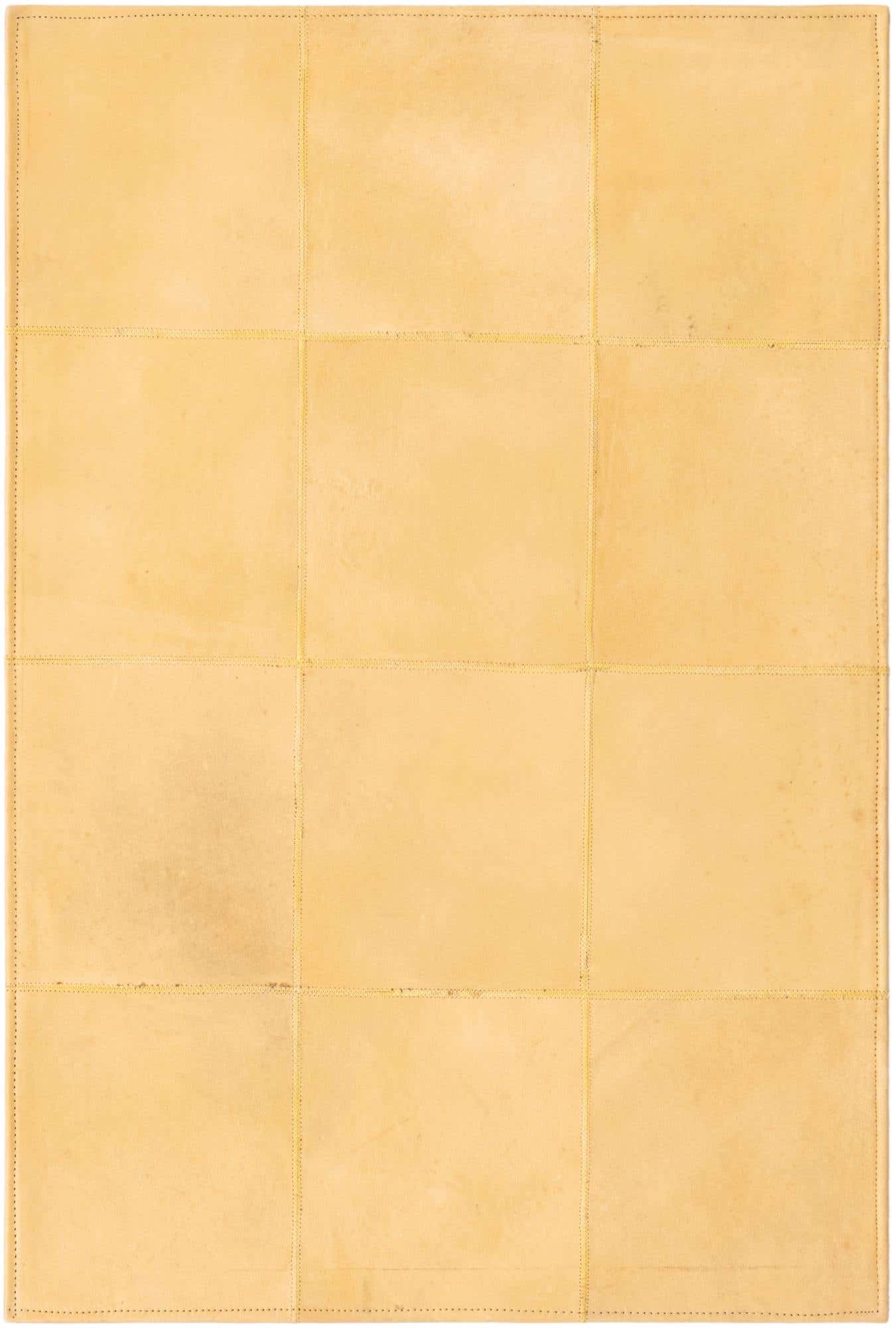 2' 1 x 3' 1 Cowhide Leather Rug