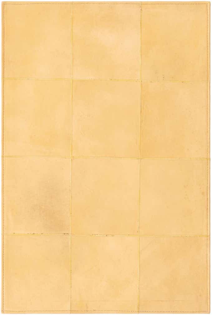2' 1 x 3' 1 Cowhide Leather Rug