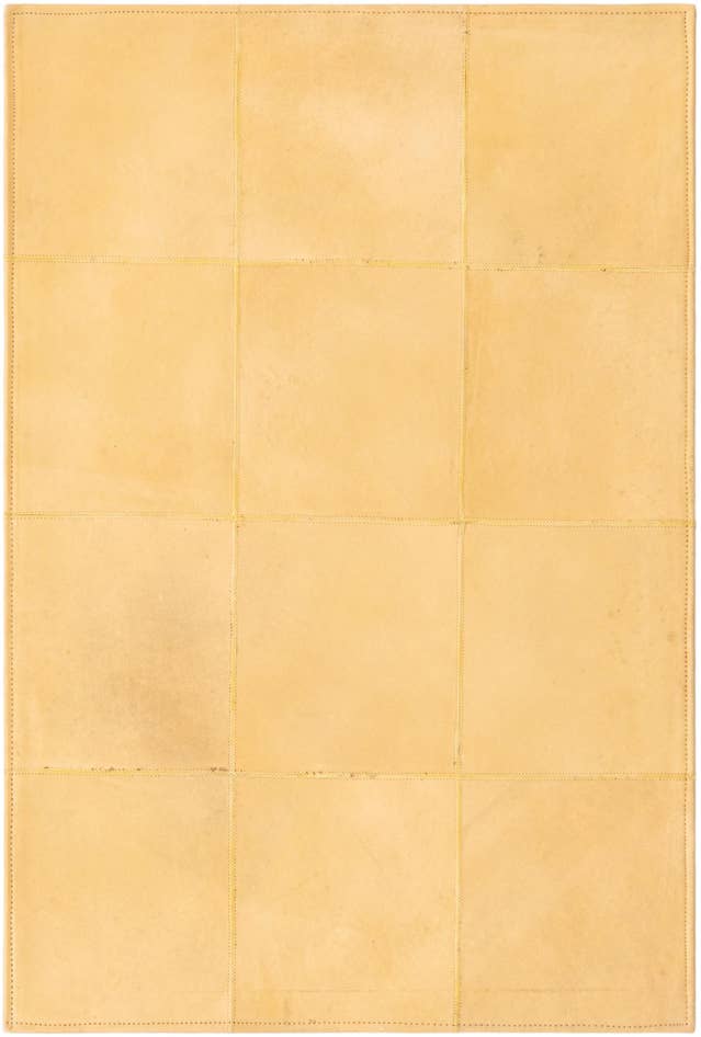 Detail image of 2' 1 x 3' 1 Cowhide Leather Rug