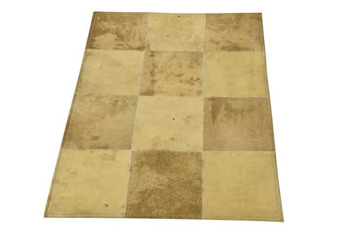 2' 1 x 3' 1 Cowhide Leather Rug