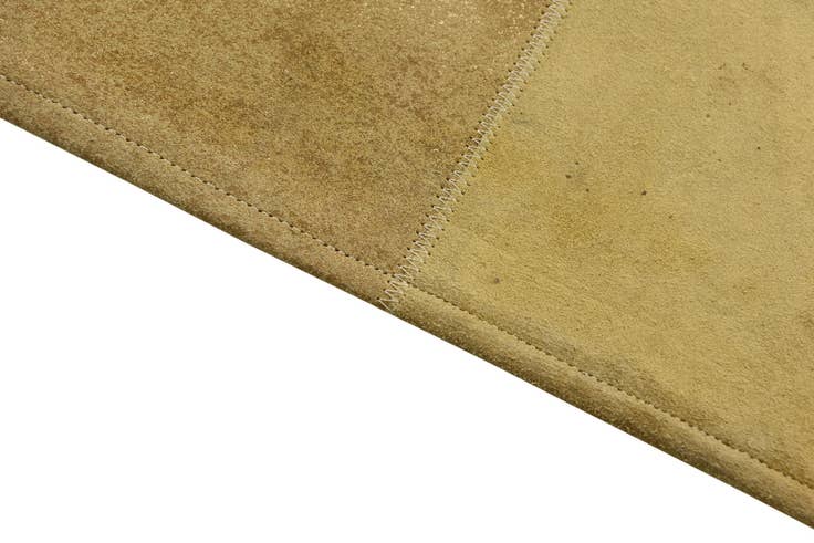 Detail image of 2' 1 x 3' 1 Cowhide Leather Rug