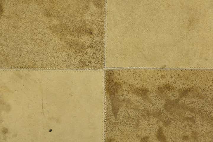2' 1 x 3' 1 Cowhide Leather Rug