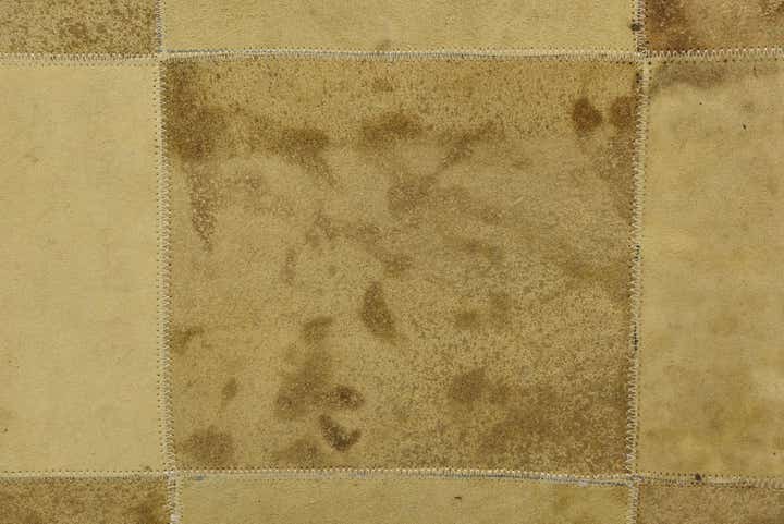 2' 1 x 3' 1 Cowhide Leather Rug