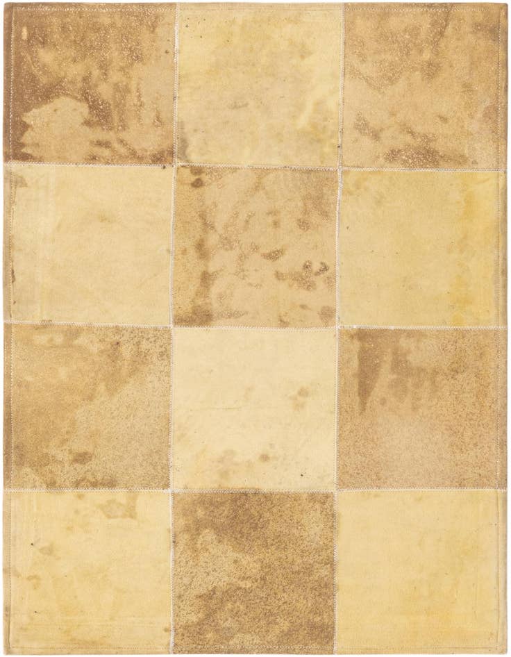 Detail image of 2' 1 x 3' 1 Cowhide Leather Rug