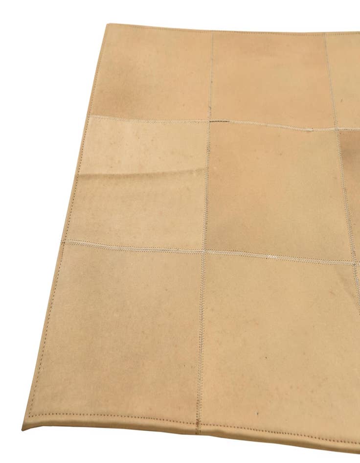 Detail image of 2' 1 x 3' 1 Cowhide Leather Rug