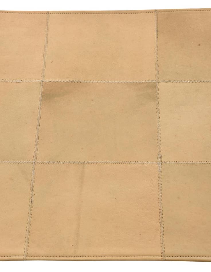 Detail image of 2' 1 x 3' 1 Cowhide Leather Rug