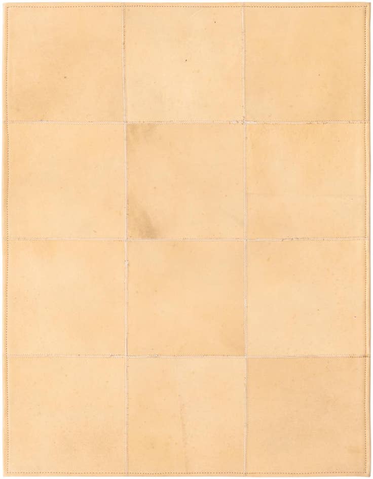 Detail image of 2' 1 x 3' 1 Cowhide Leather Rug