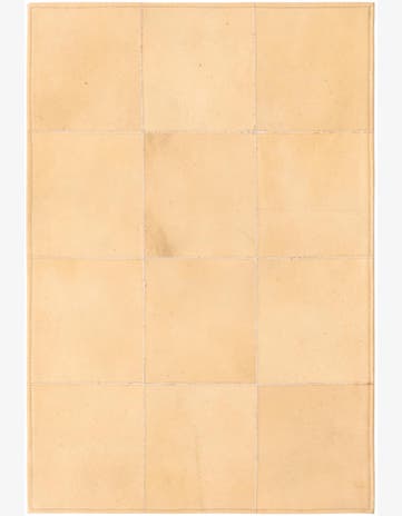 2' 1 x 3' 1 Cowhide Leather Rug