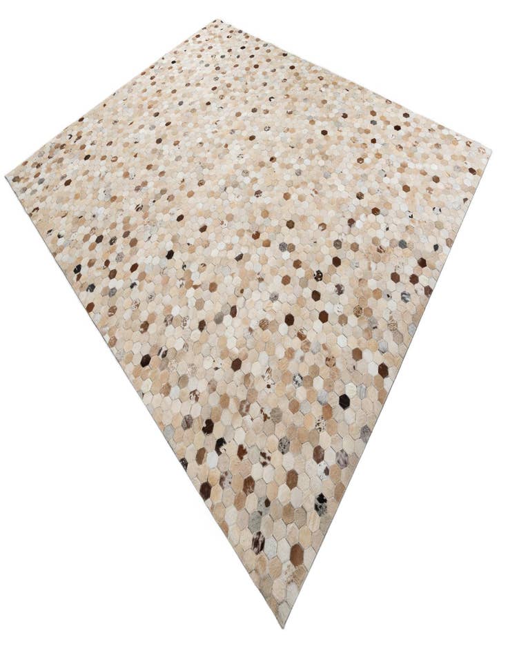 Detail image of 8' x 10' Cowhide Leather Rug