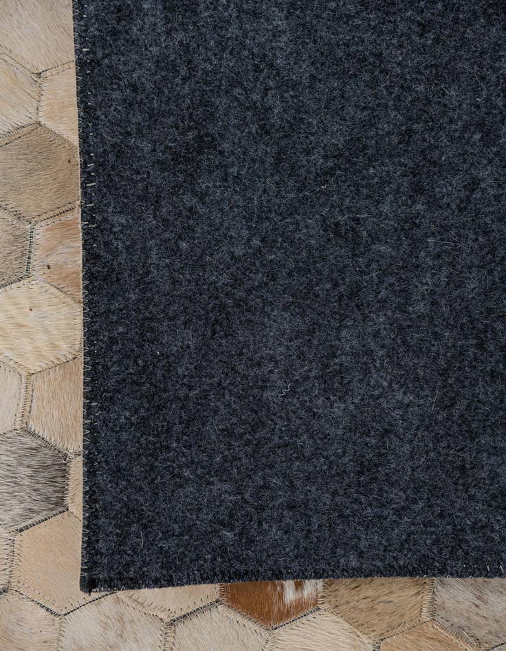 Detail image of 8' x 10' Cowhide Leather Rug