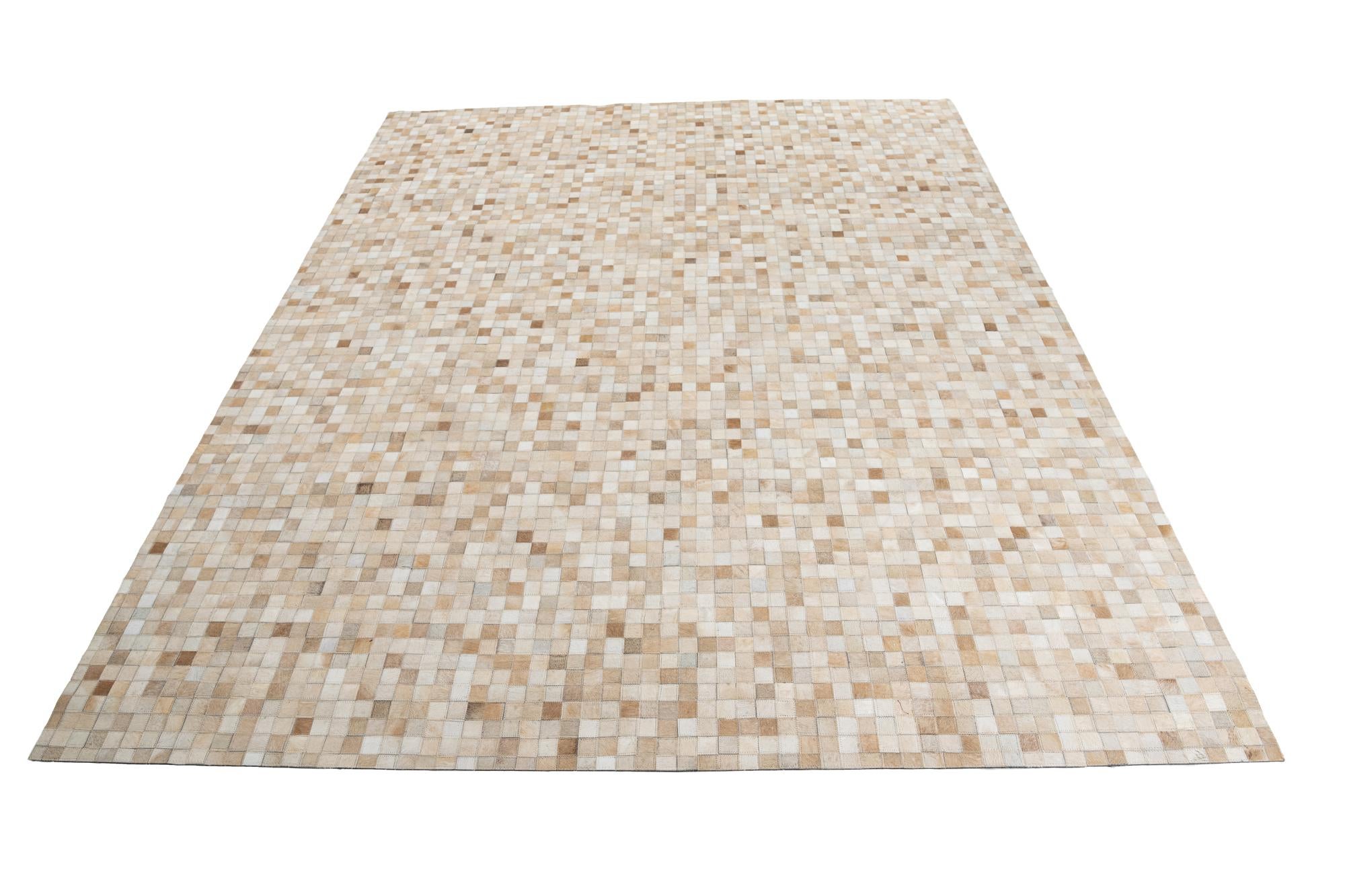 8' x 10' Cowhide Leather Rug