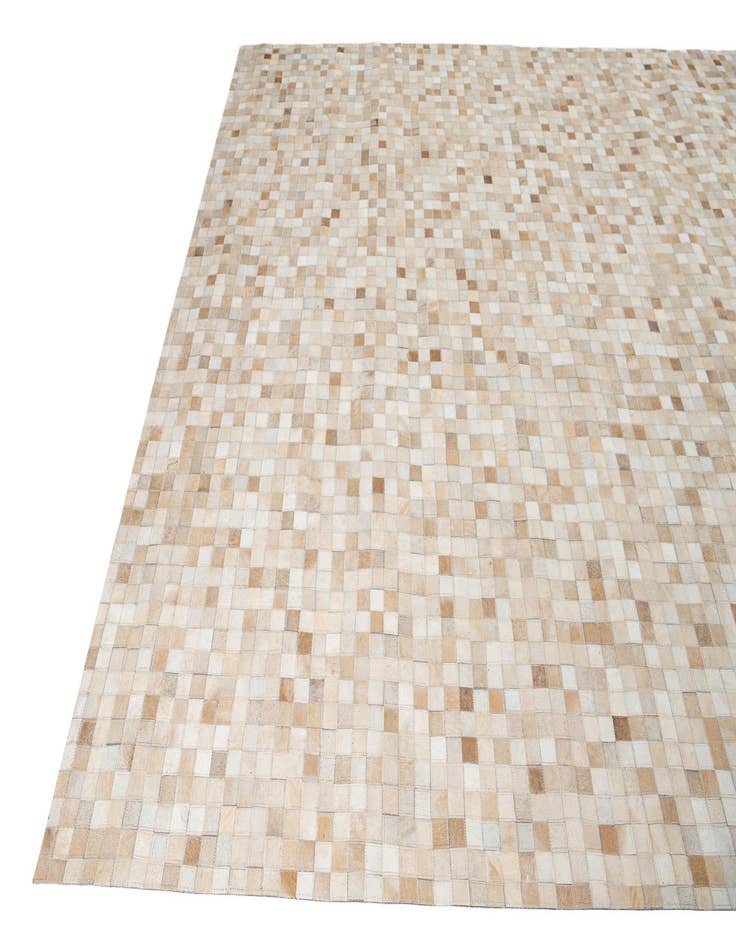 Detail image of 8' x 10' Cowhide Leather Rug