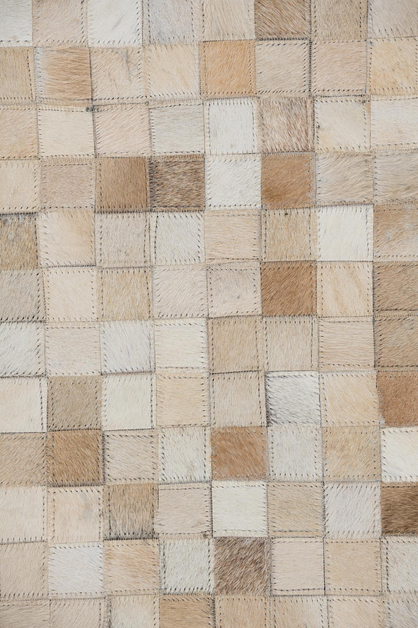 8' x 10' Cowhide Leather Rug