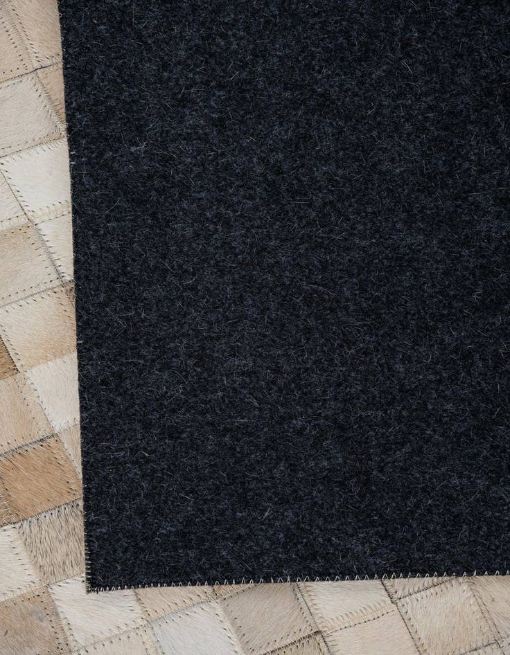 Detail image of 8' x 10' Cowhide Leather Rug